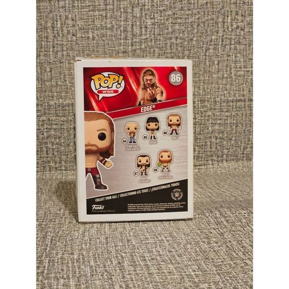 Funko POP! WWE - Edge #86 Brand-new Sealed Unopened NWT WWF AEW NXT Wrestling - Picture 4 of 6